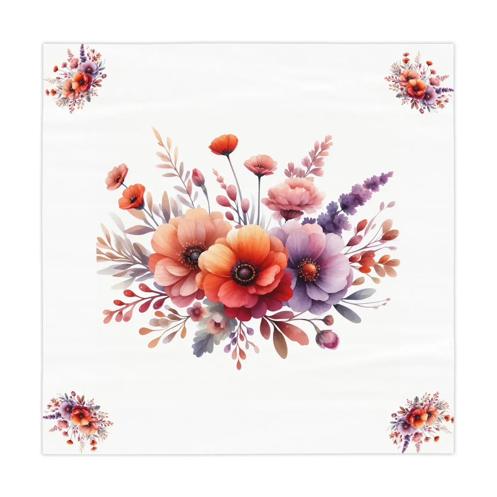 Elegant Spring Floral Tablecloth - Chic Dining Decor - DipaliZ