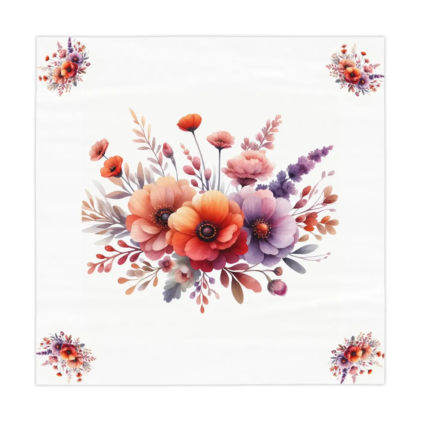 Elegant Spring Floral Tablecloth - Chic Dining Decor - DipaliZ