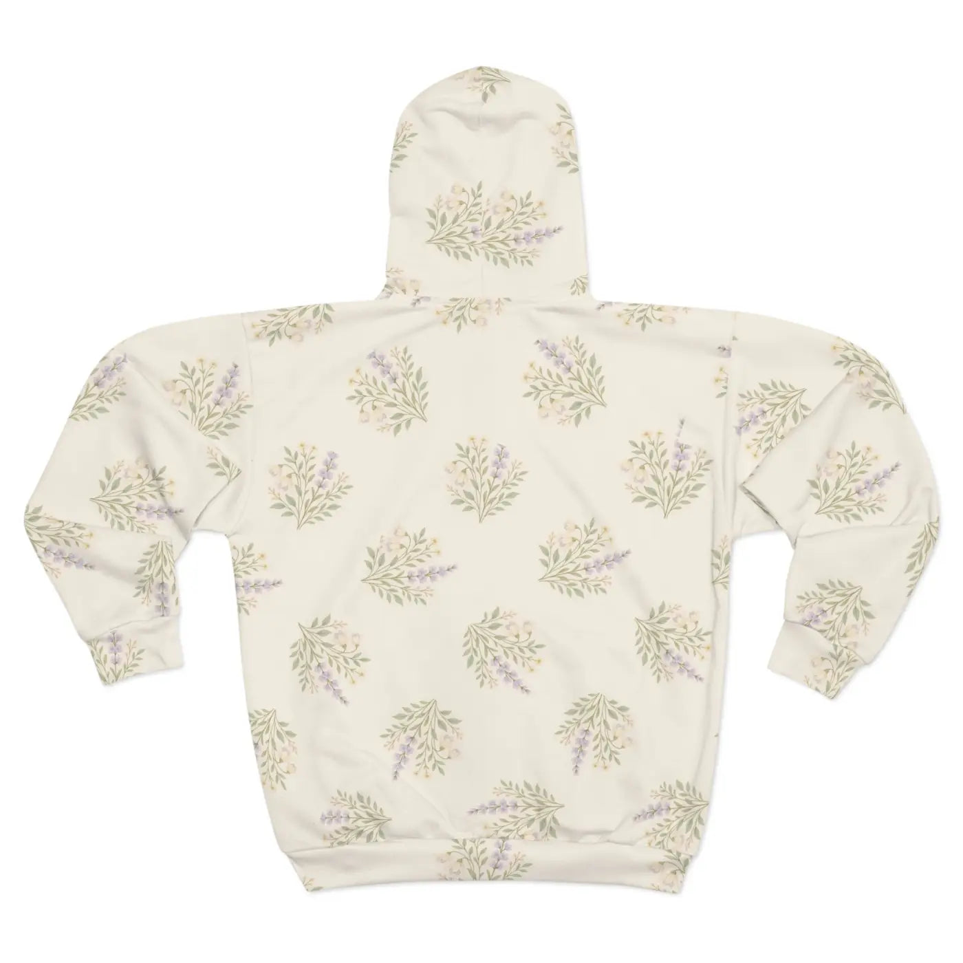 Floral Unisex Zip Cozy Jacket - Spring Adventures - DipaliZ
