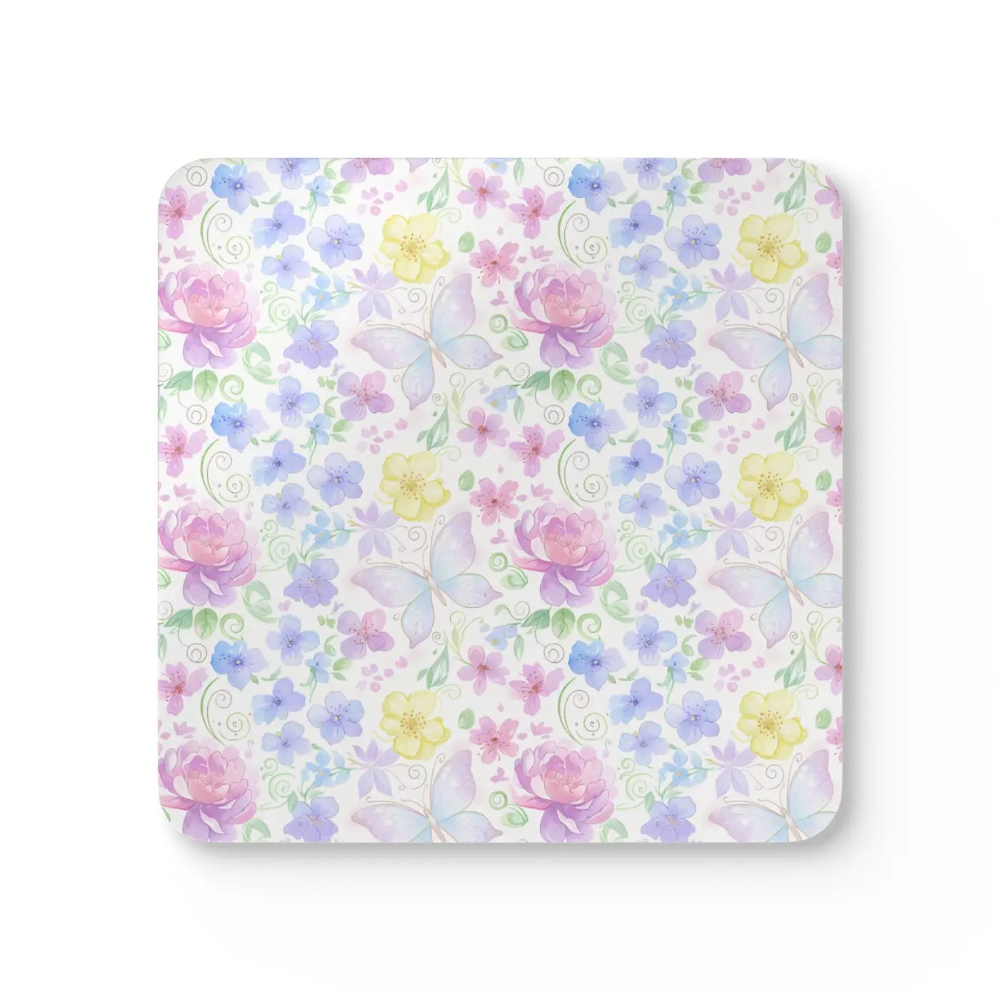 Garden Vibe Trendy Coasters - Pastel Florals - DipaliZ