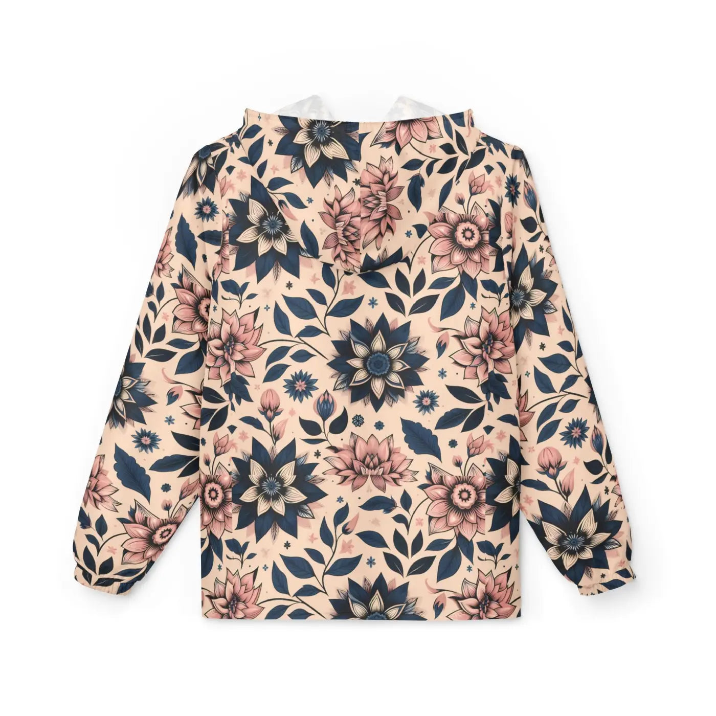 Floral Windbreaker Jacket - Rainy Days Style - DipaliZ