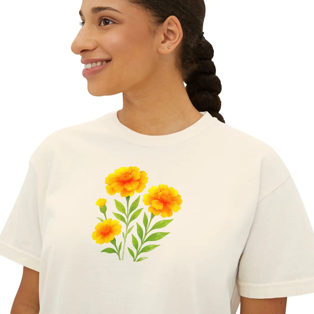Women's Boxy Tee - Comfortable Casual Wear Summer Style - DipaliZ