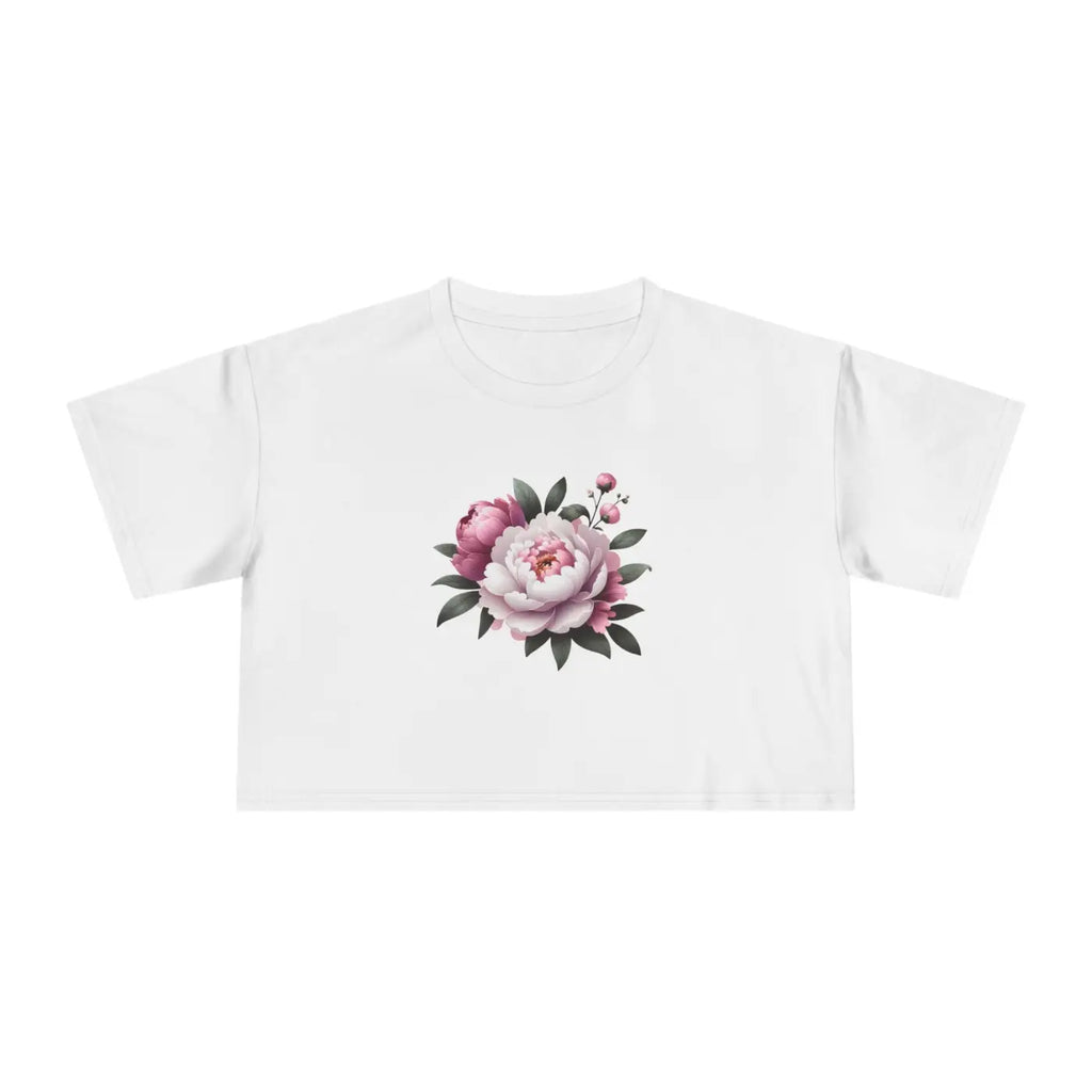 Women's Crop Tee - Casual Chic Spring Style - DipaliZ