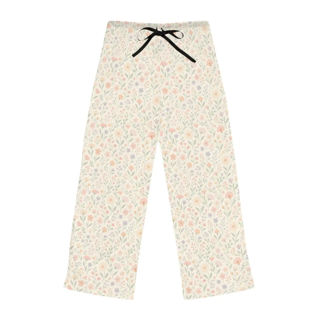 Women's Pajama Pants - Floral Print Comfy Lounge - DipaliZ