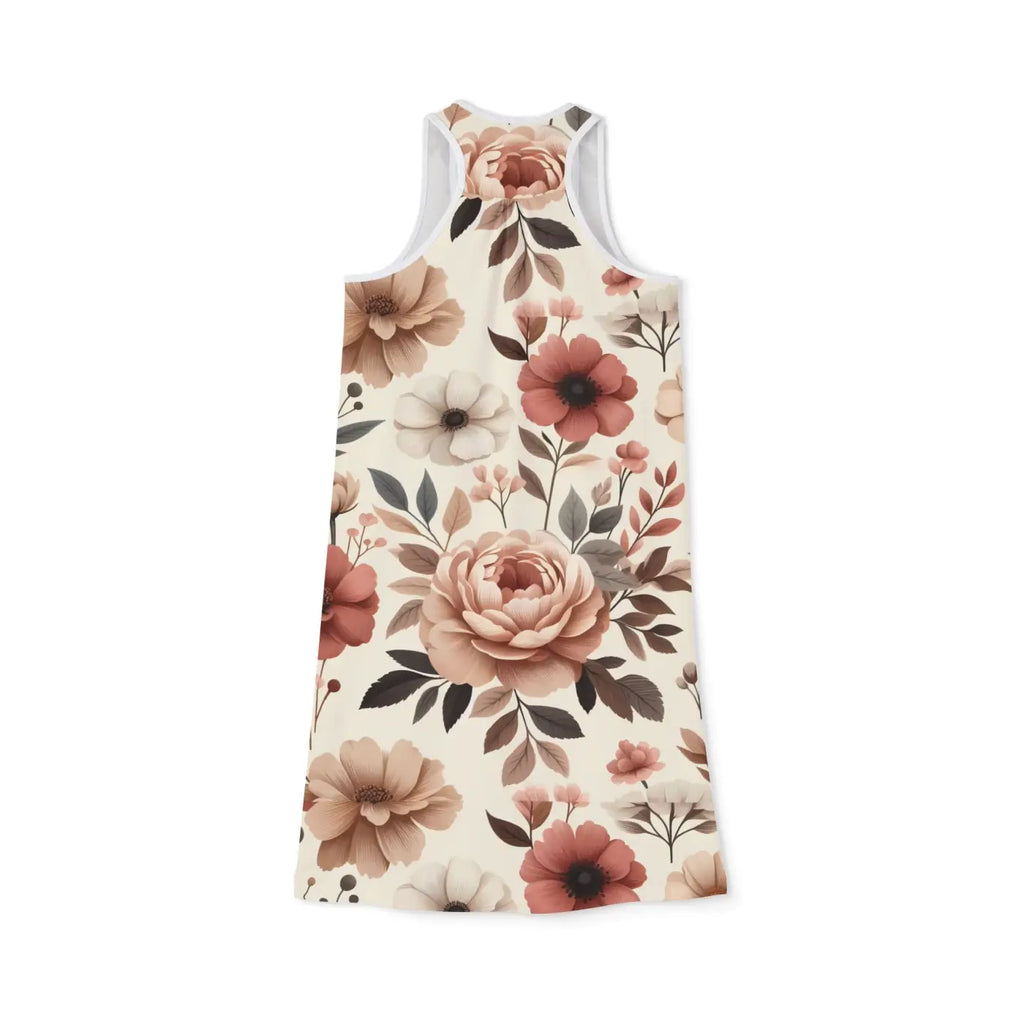 Racerback Dress - Floral Prints for Summer Parties - DipaliZ