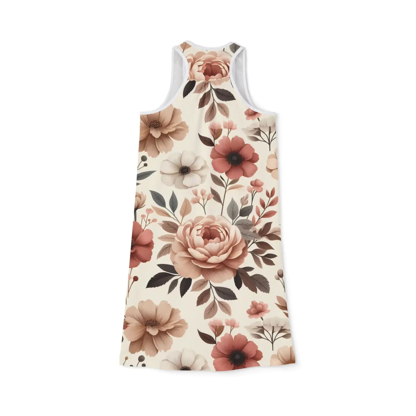 Racerback Dress - Floral Prints for Summer Parties - DipaliZ