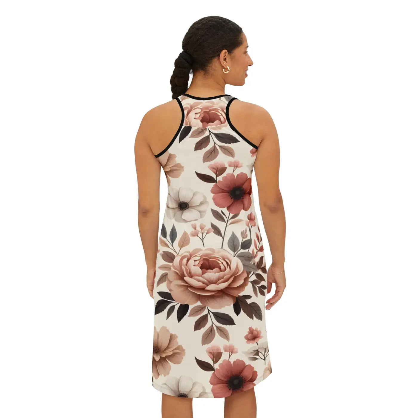 Racerback Dress - Floral Prints for Summer Parties - DipaliZ