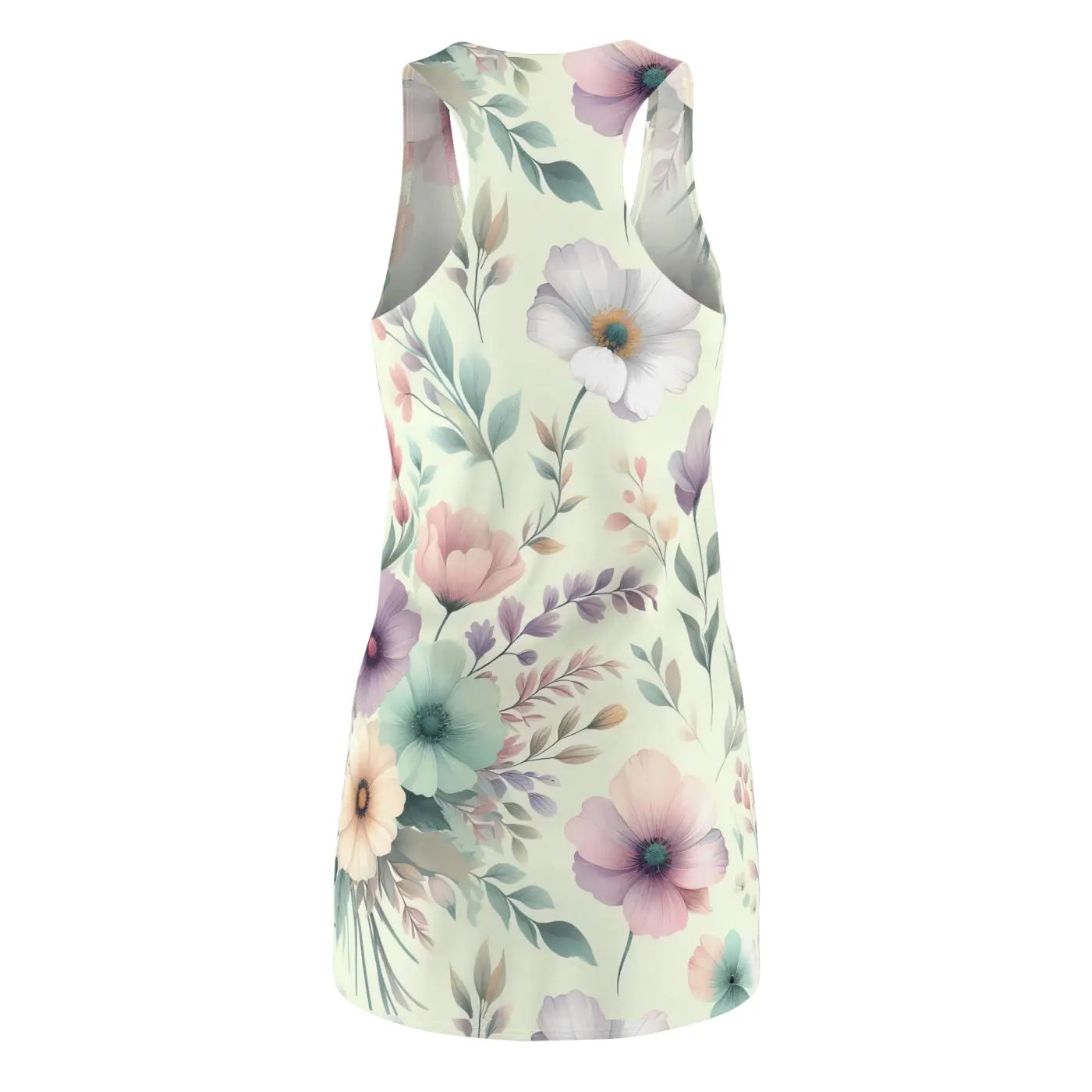Chic Racerback Dress - Sporty Summer Style - DipaliZ