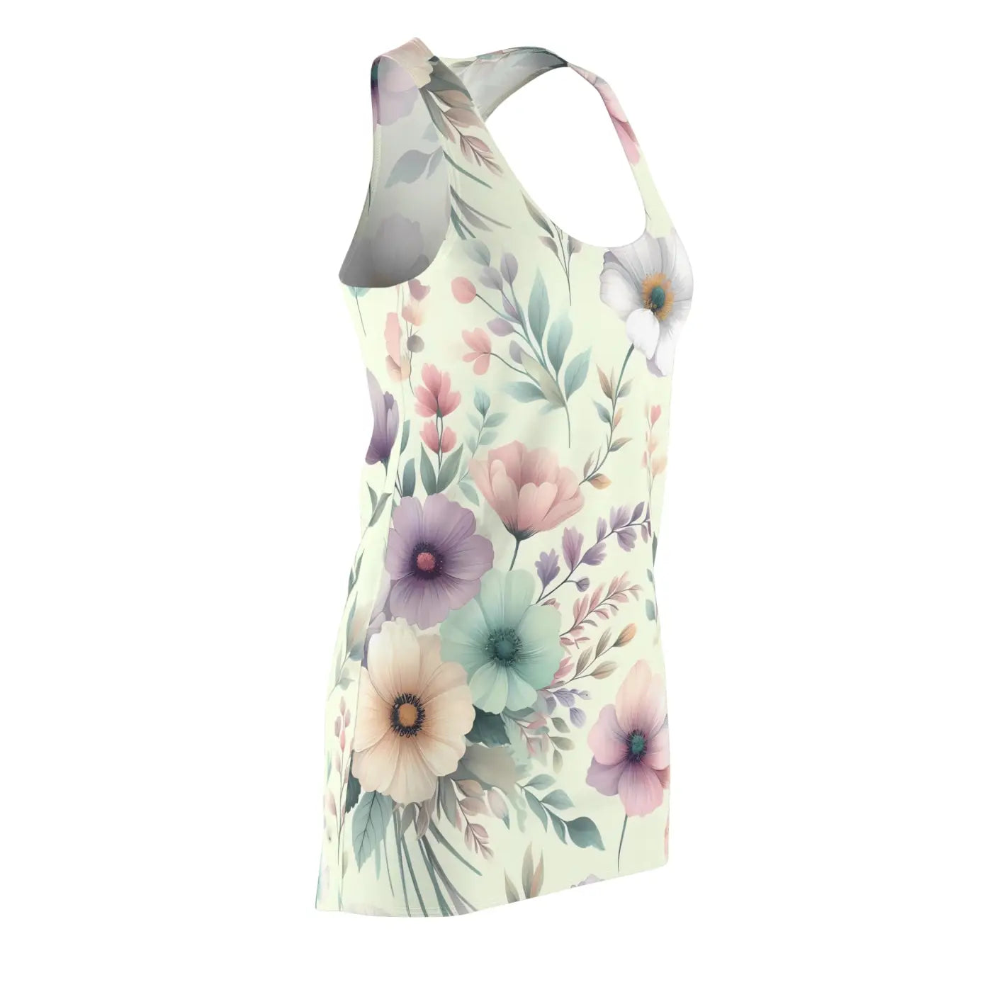 Chic Racerback Dress - Sporty Summer Style - DipaliZ