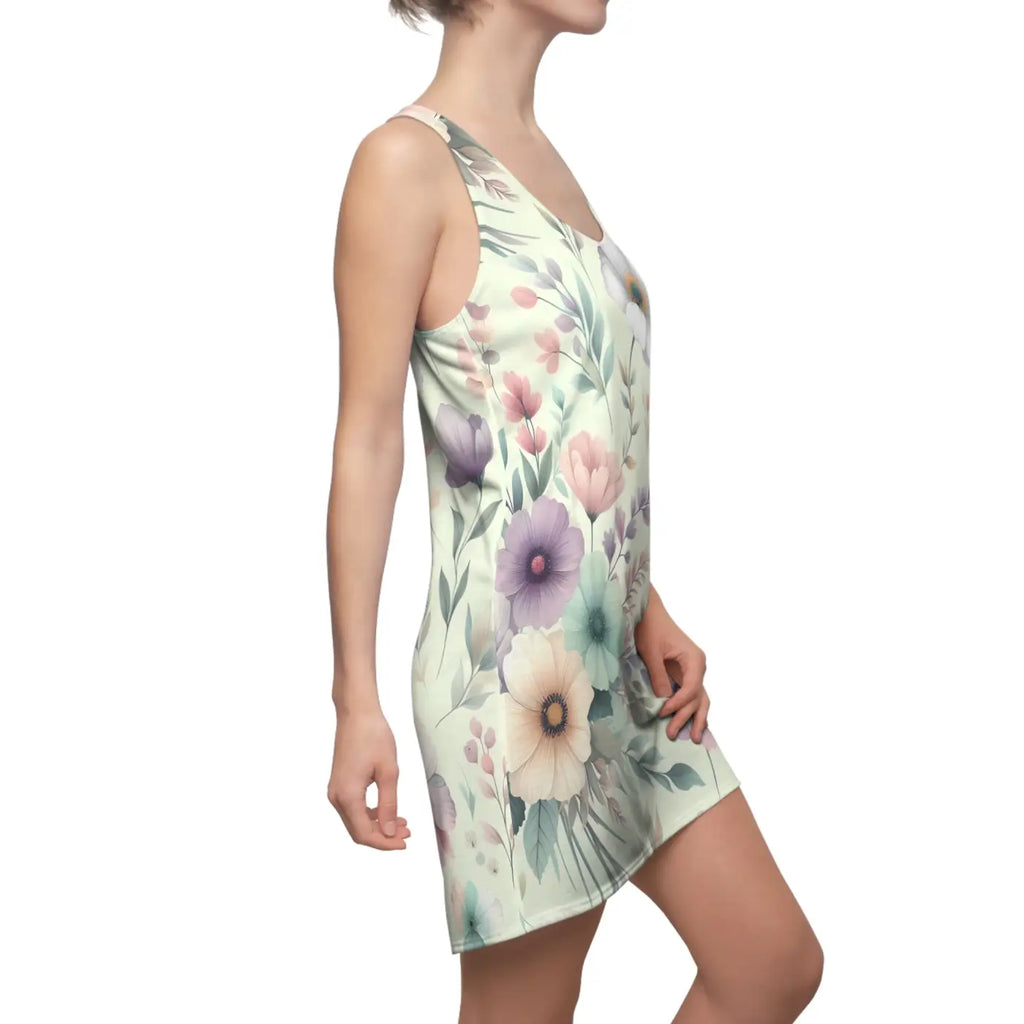 Chic Racerback Dress - Sporty Summer Style - DipaliZ