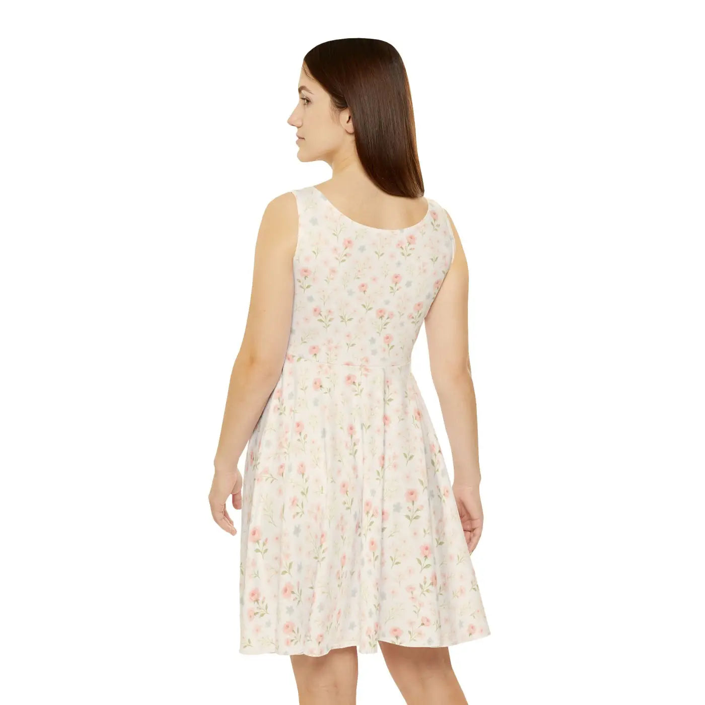 Women's Skater Dress - Floral Wedding Guest Outfit - DipaliZ