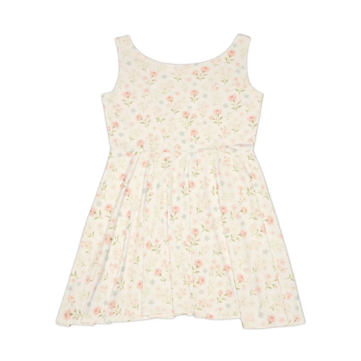 Women's Skater Dress - Floral Wedding Guest Outfit - DipaliZ