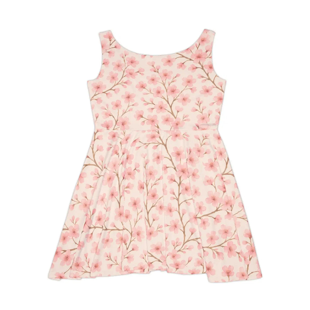 Premium Floral Print Women's Skater Dress - Spring Ready - DipaliZ