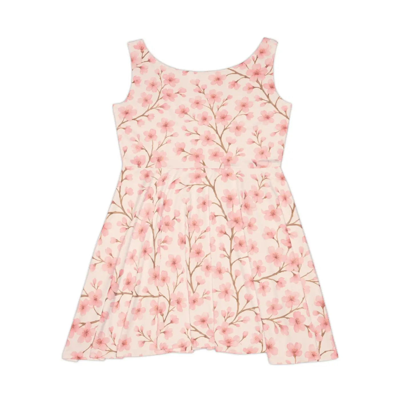 Premium Floral Print Women's Skater Dress - Spring Ready - DipaliZ