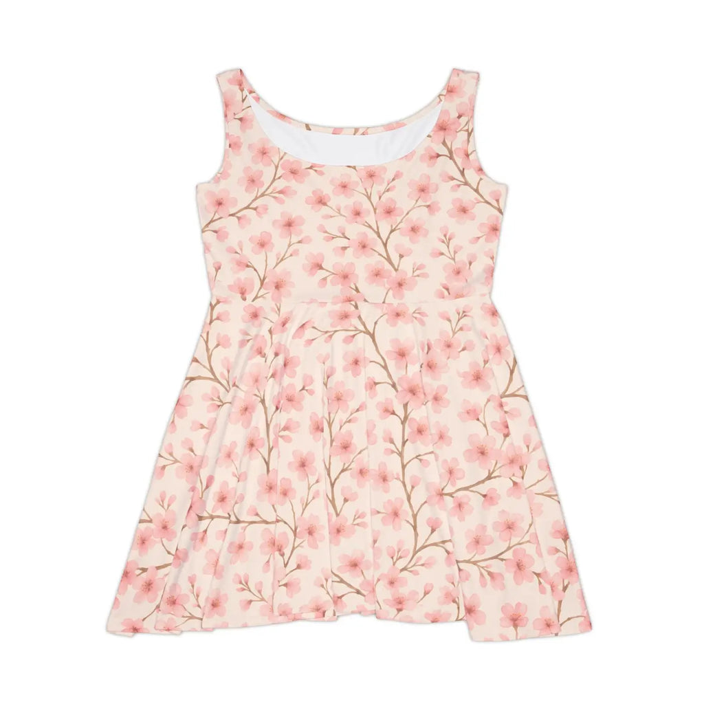 Premium Floral Print Women's Skater Dress - Spring Ready - DipaliZ