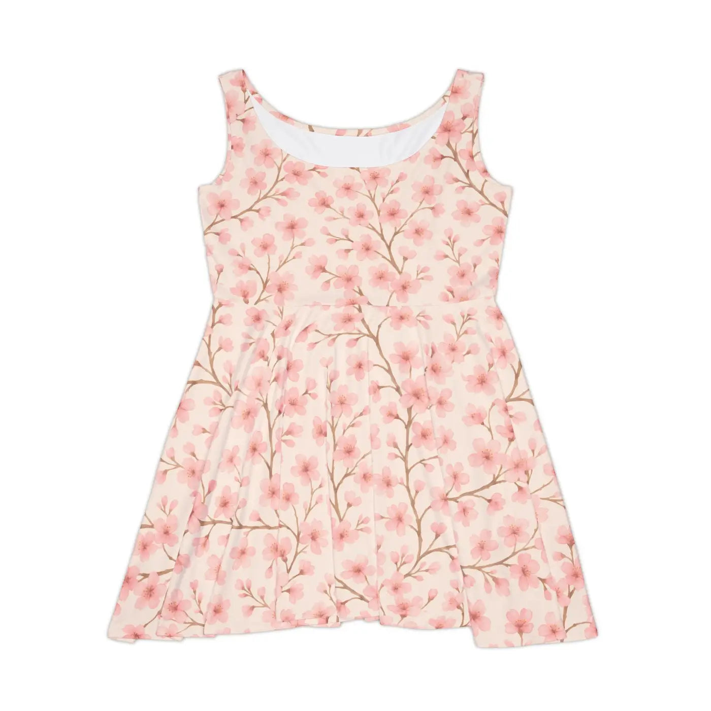 Premium Floral Print Women's Skater Dress - Spring Ready - DipaliZ