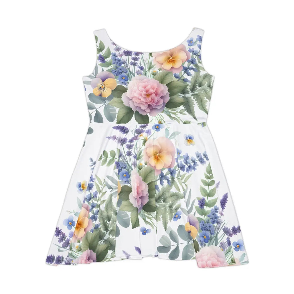 Floral Womens Skater Dress - Breezy Summer Style - DipaliZ