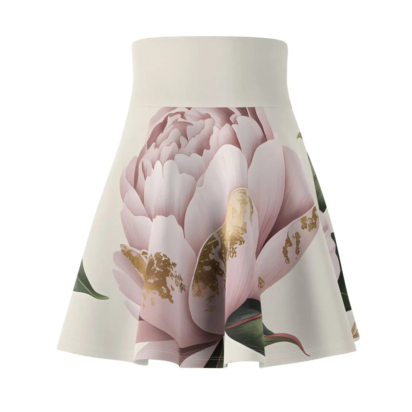 Floral Print Skater Skirt - Bold Spring Style - DipaliZ