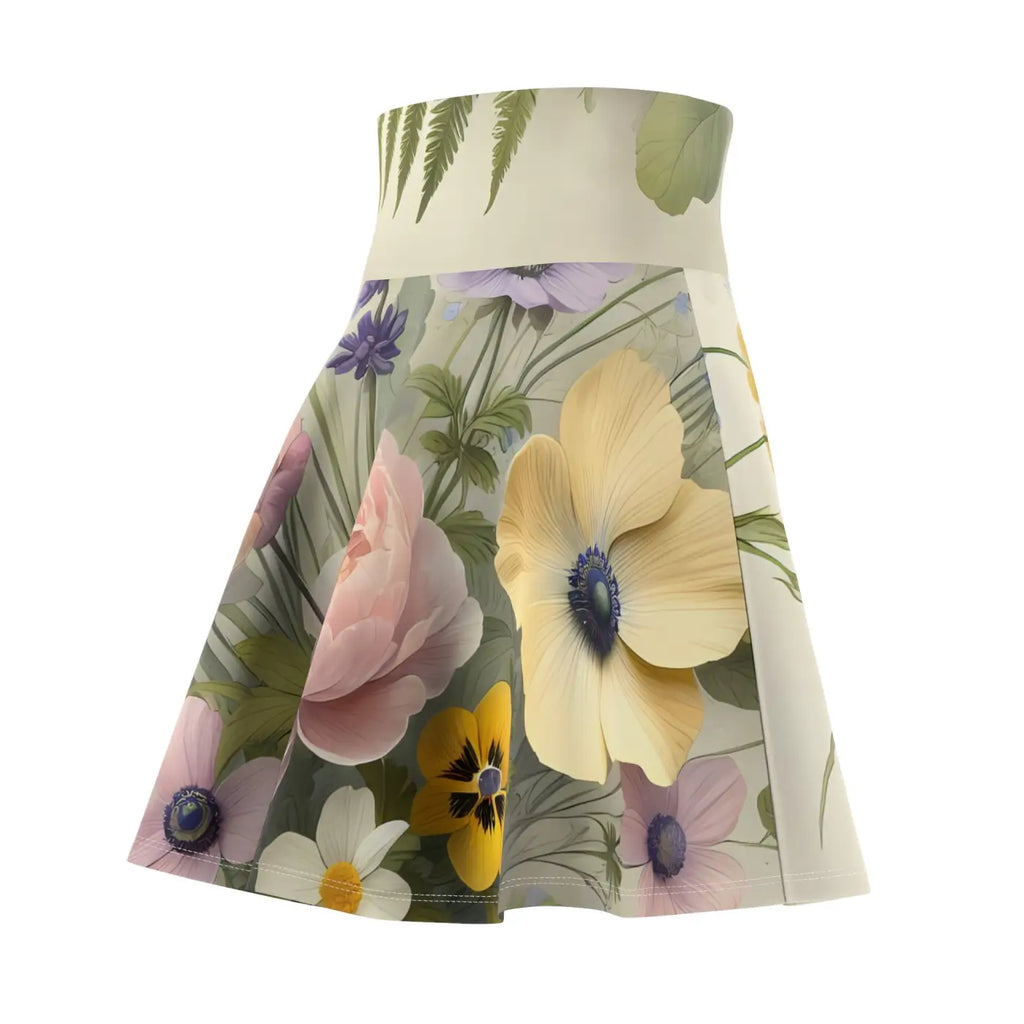 Boho Skater Skirt - Floral Summer Vibes - DipaliZ