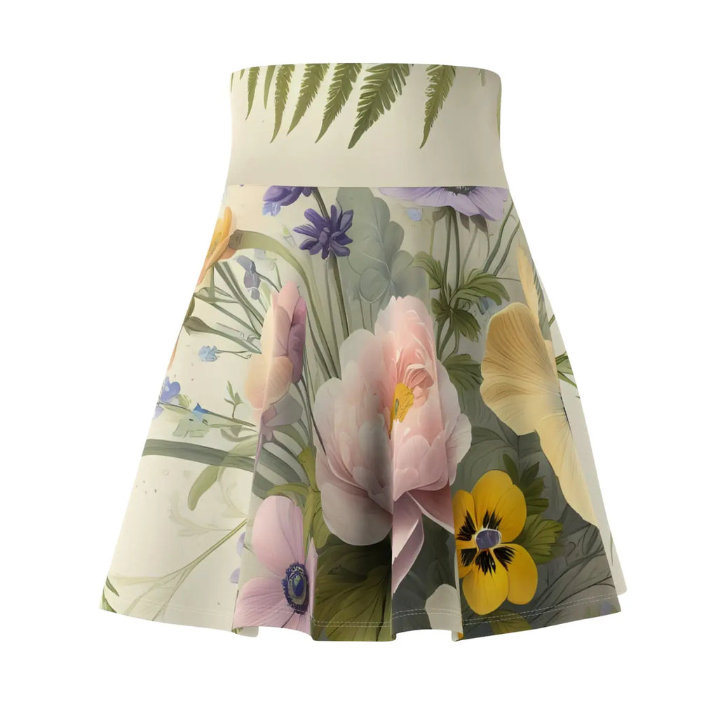 Boho Skater Skirt - Floral Summer Vibes - DipaliZ