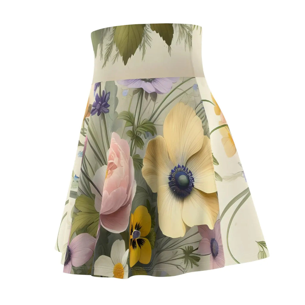 Boho Skater Skirt - Floral Summer Vibes - DipaliZ