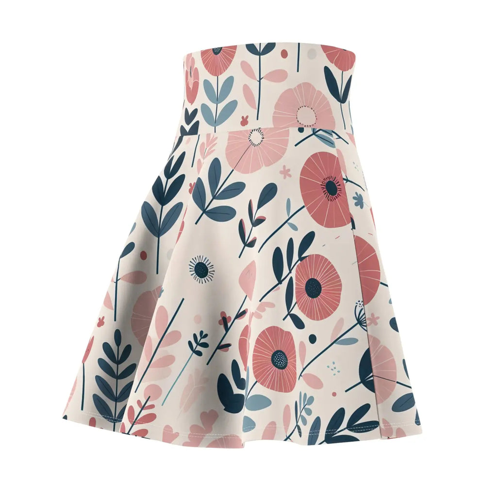 Floral Womens Skater Skirt - Spring Outfits Collection - DipaliZ
