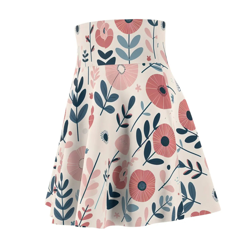 Floral Womens Skater Skirt - Spring Outfits Collection - DipaliZ