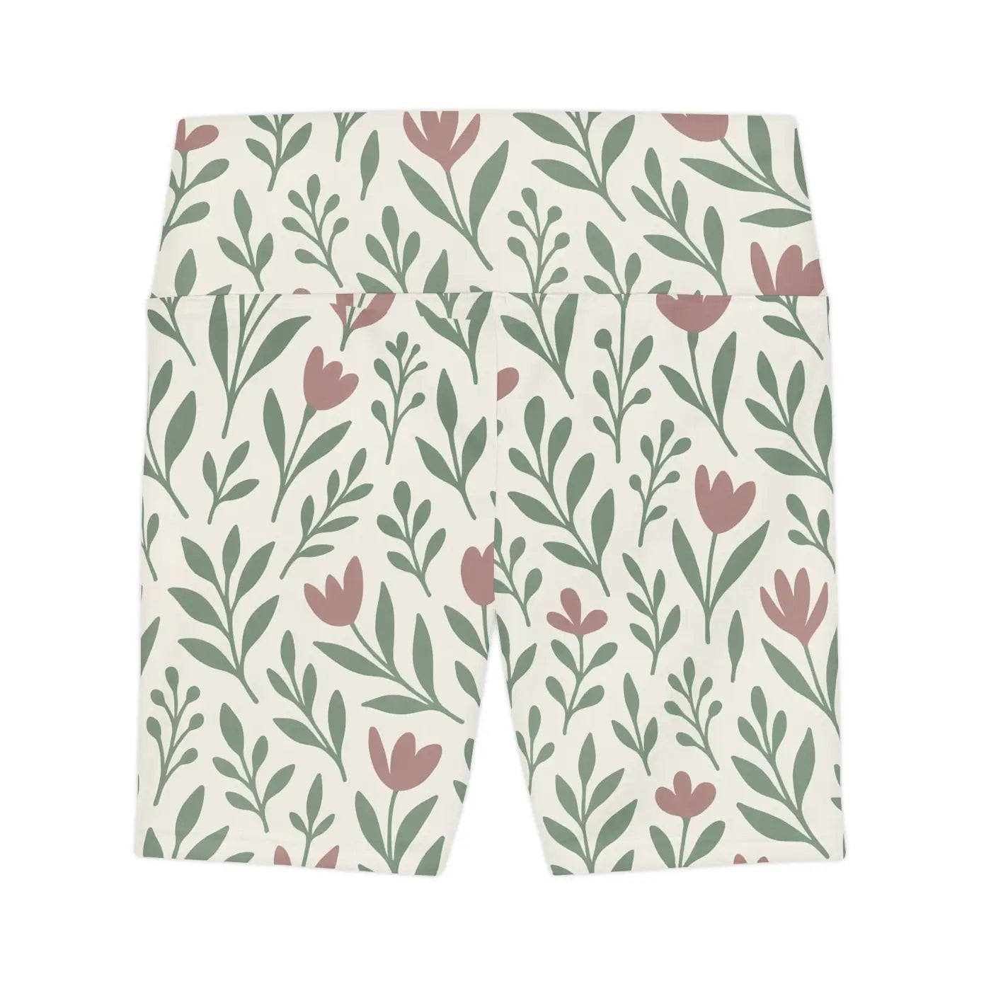 Women's Workout Shorts - Premium Floral AOP Design - DipaliZ