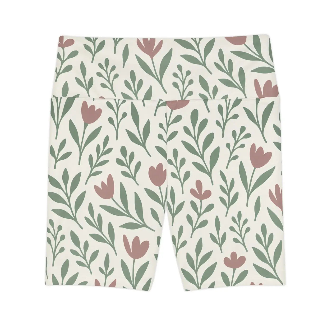 Women's Workout Shorts - Premium Floral AOP Design - DipaliZ