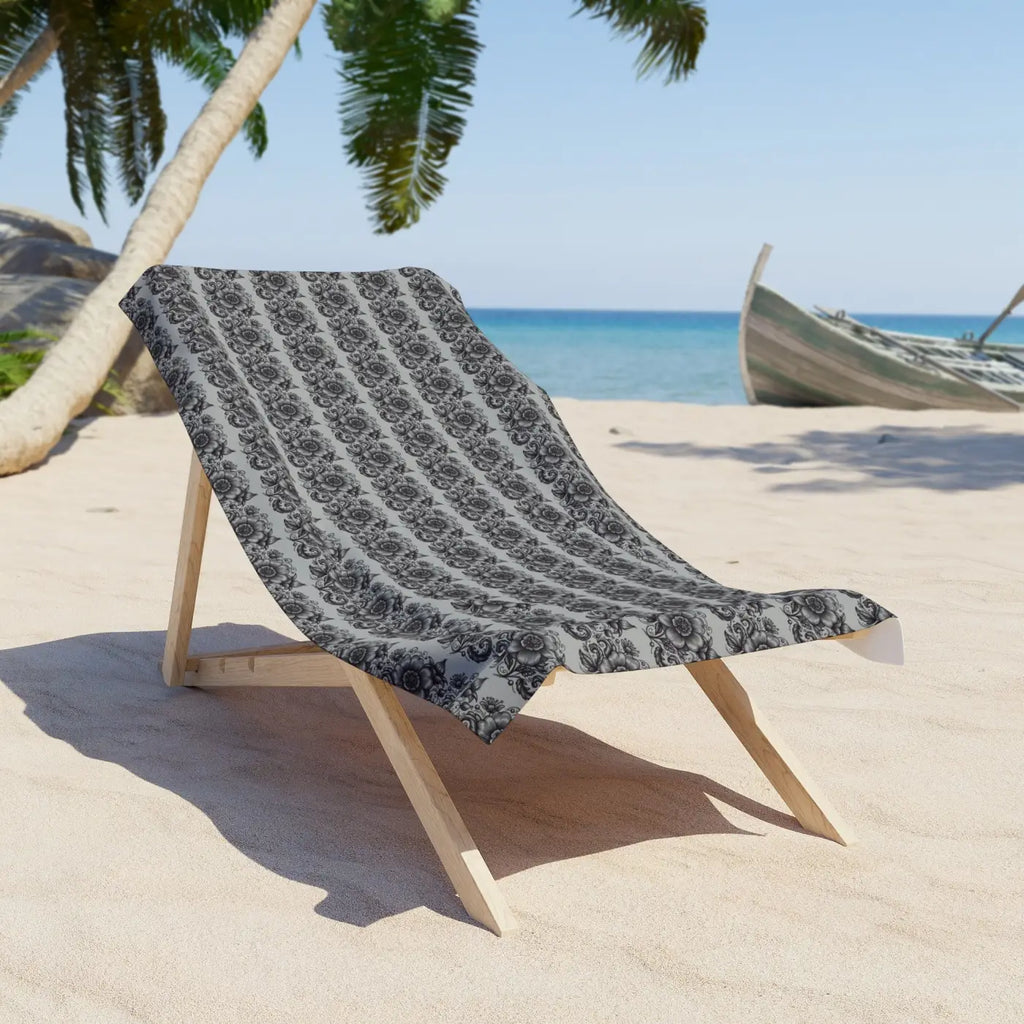 Luxurious Floral Beach Towel - Vivid Prints - DipaliZ