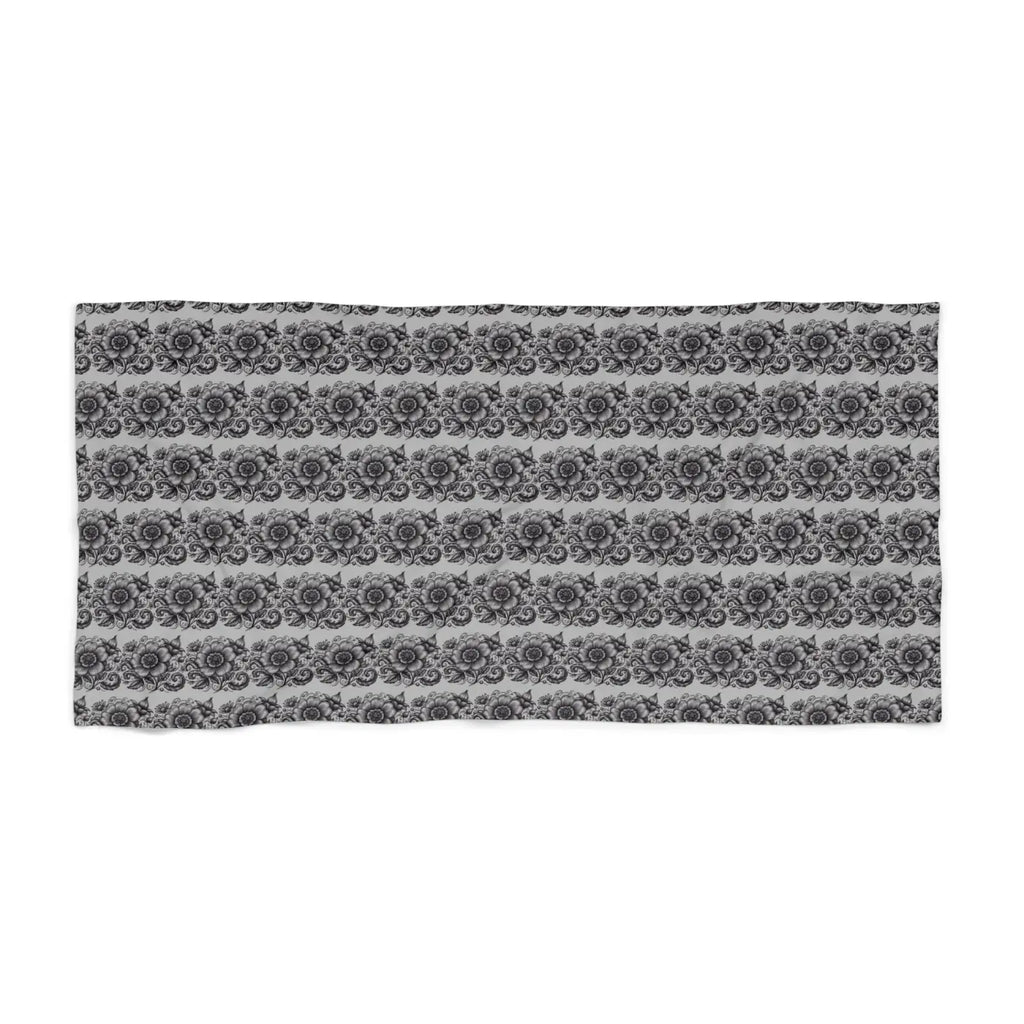 Luxurious Floral Beach Towel - Vivid Prints - DipaliZ