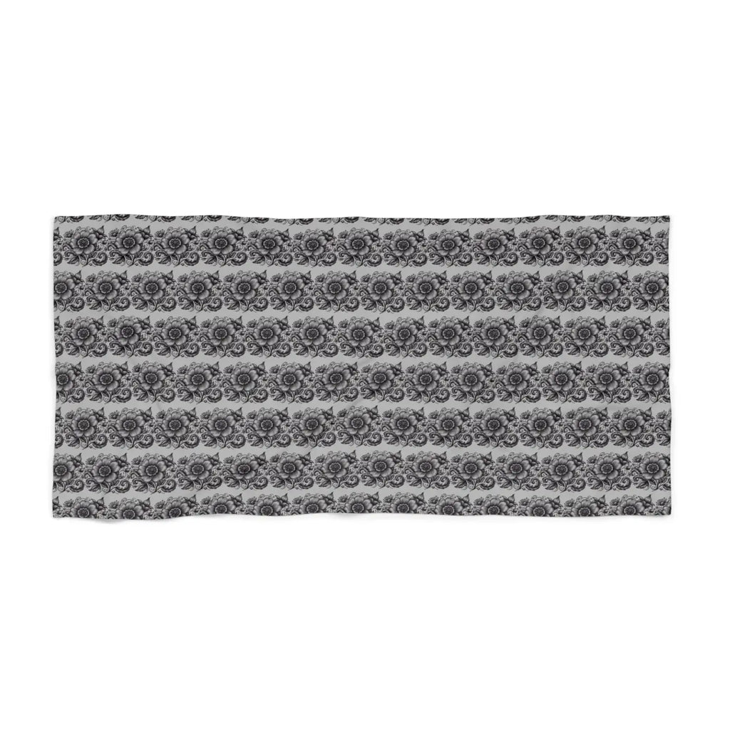 Luxurious Floral Beach Towel - Vivid Prints - DipaliZ