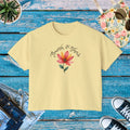 Vintage Pigment Dye Graphic Boxy Tee - Casual Comfort - DipaliZ