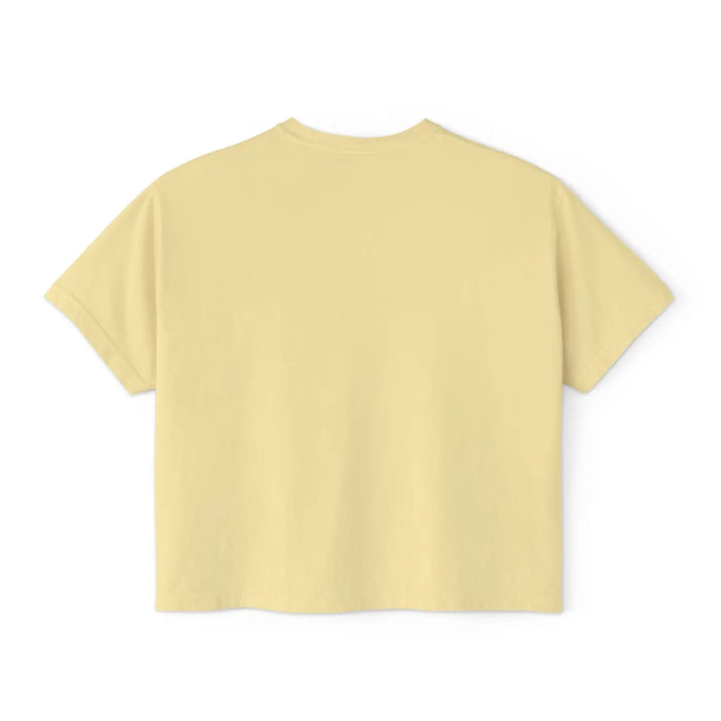 Vintage Pigment Dye Graphic Boxy Tee - Casual Comfort - DipaliZ