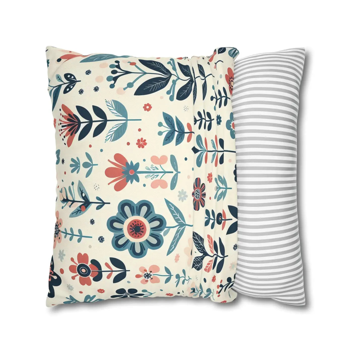 Flower Garden Decorative Pillowcase - Cozy Floral Design - DipaliZ