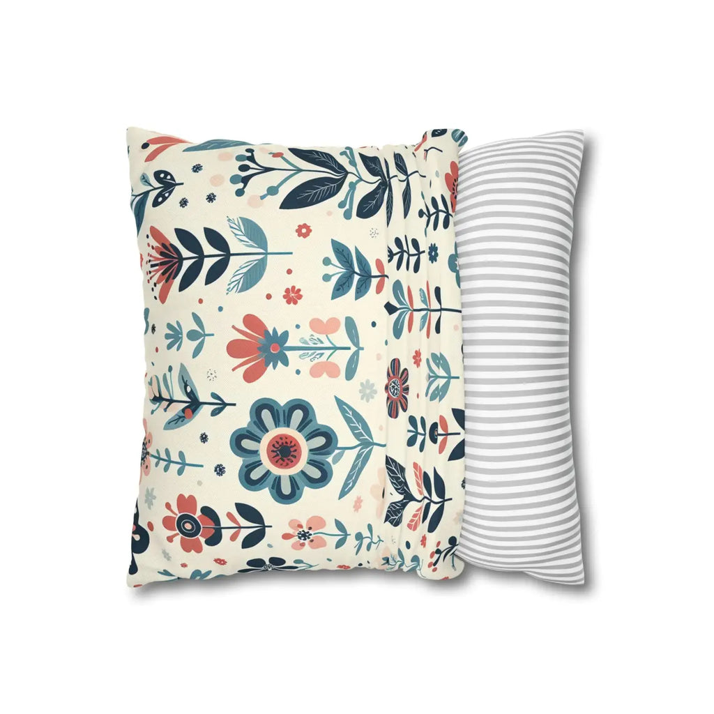 Flower Garden Decorative Pillowcase - Cozy Floral Design - DipaliZ