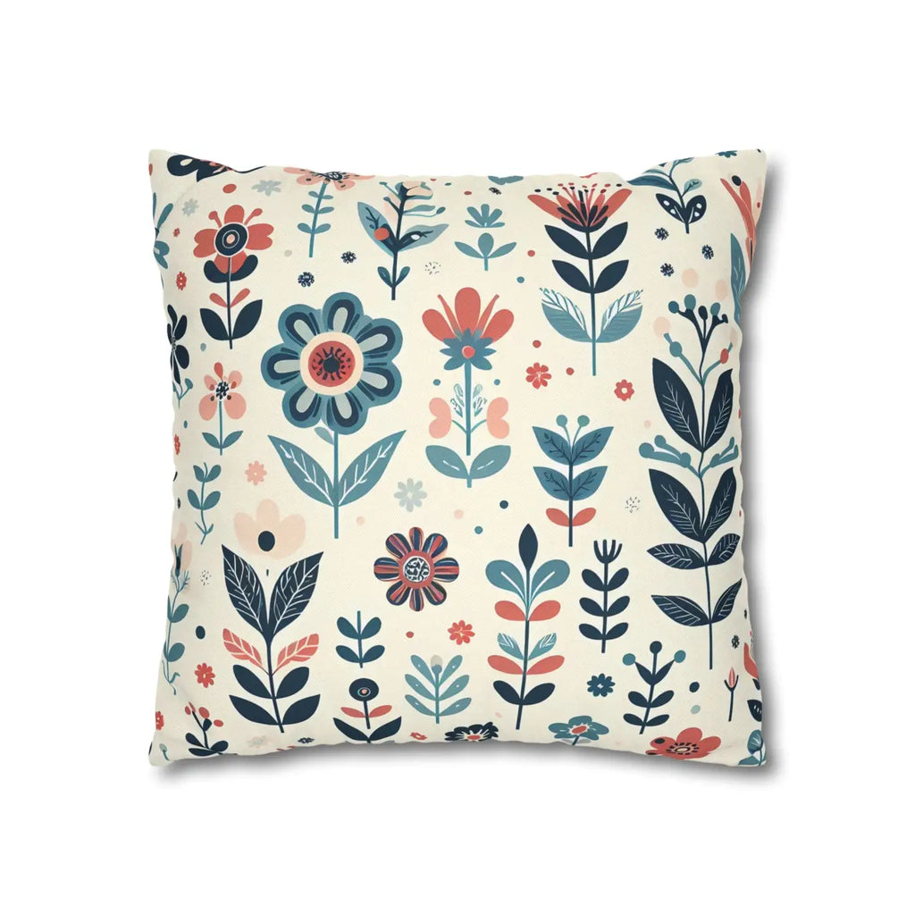 Flower Garden Decorative Pillowcase - Cozy Floral Design - DipaliZ