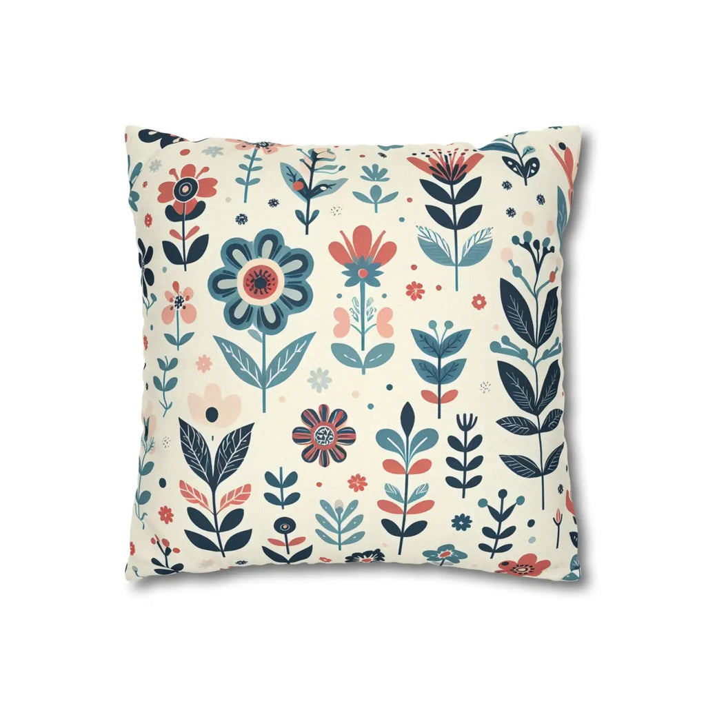 Flower Garden Decorative Pillowcase - Cozy Floral Design - DipaliZ