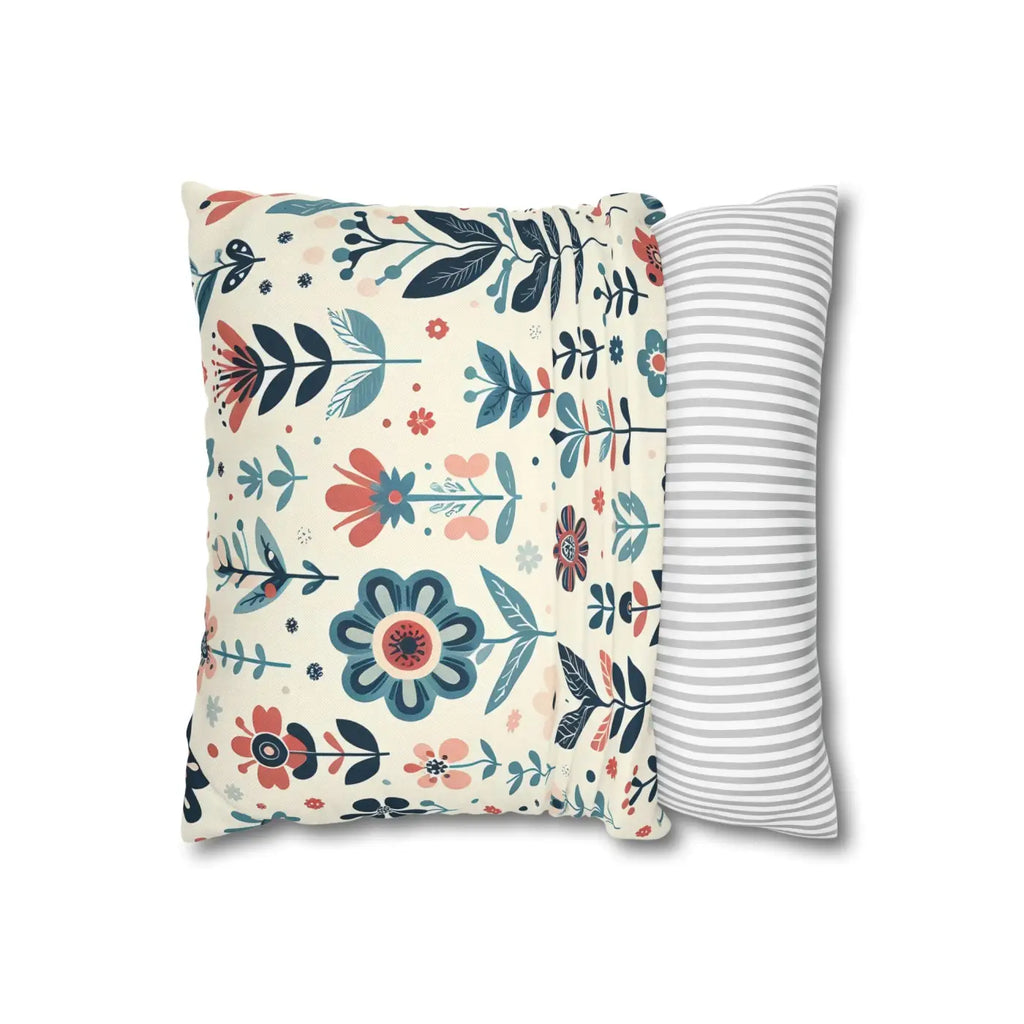 Flower Garden Decorative Pillowcase - Cozy Floral Design - DipaliZ