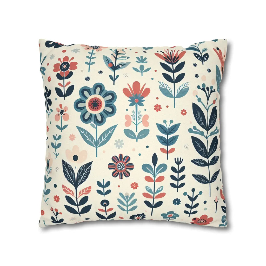 Flower Garden Decorative Pillowcase - Cozy Floral Design - DipaliZ