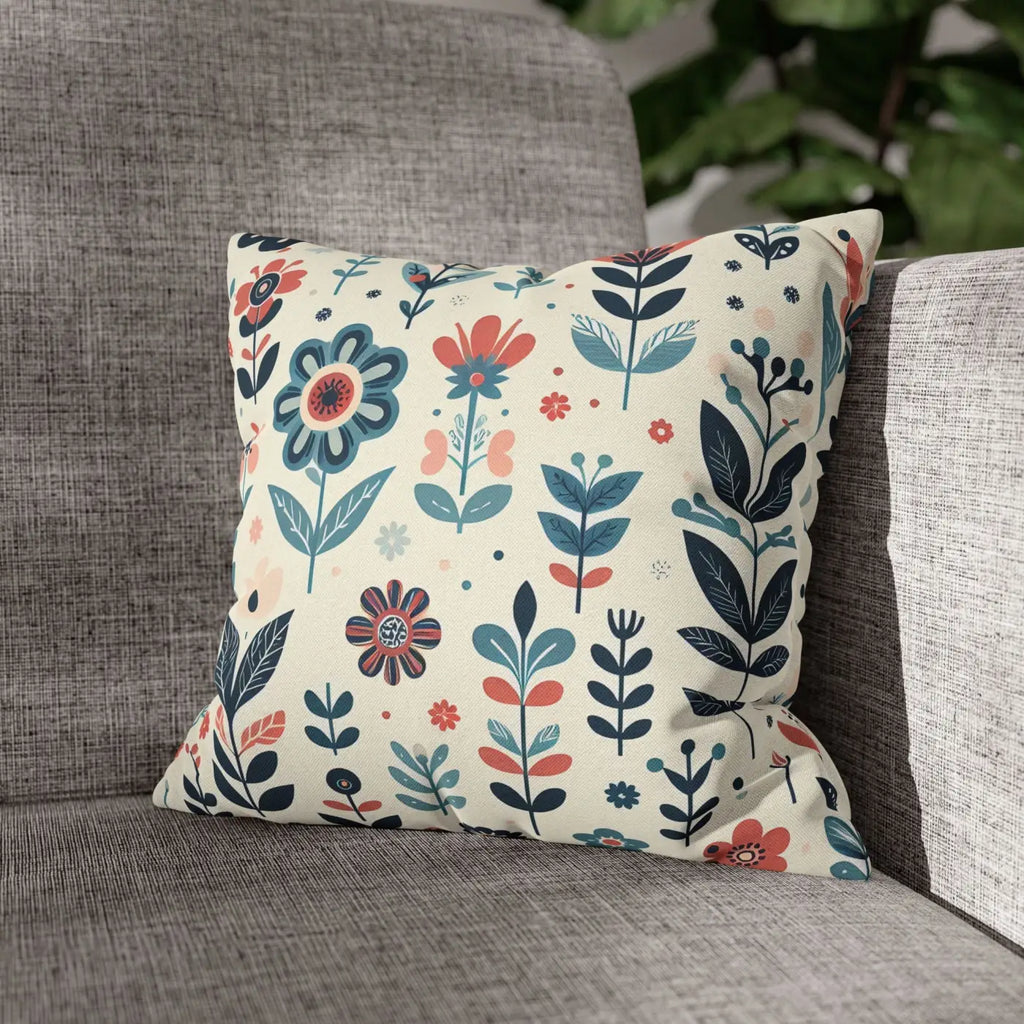 Flower Garden Decorative Pillowcase - Cozy Floral Design - DipaliZ