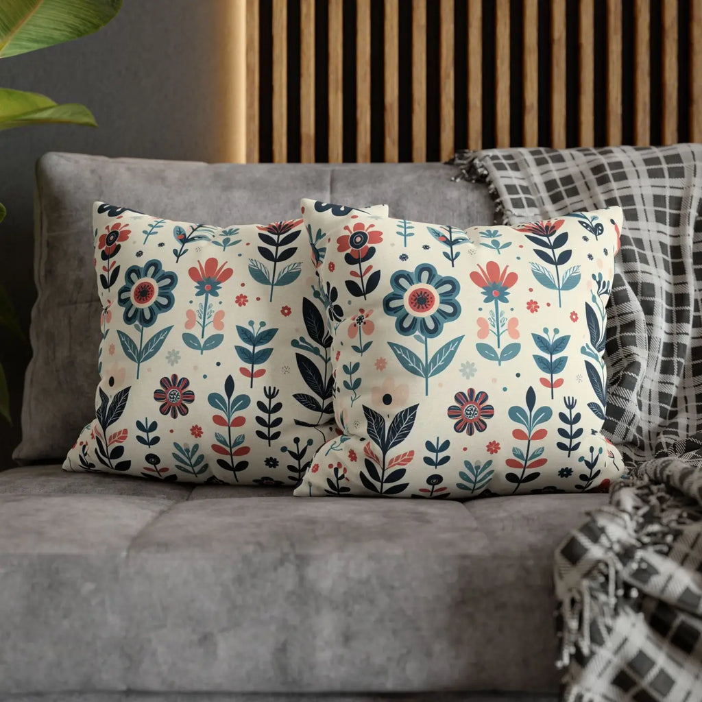 Flower Garden Decorative Pillowcase - Cozy Floral Design - DipaliZ