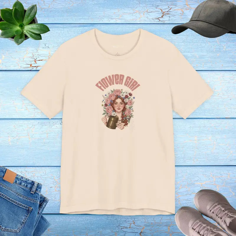 Flower Girl Lover Tee - Unisex Cotton Short Sleeve - DipaliZ