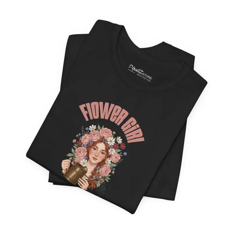 Flower Girl Lover Tee - Unisex Cotton Short Sleeve - DipaliZ