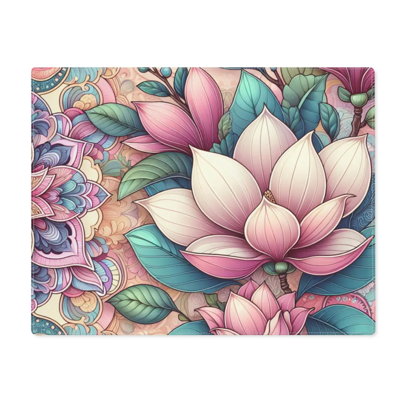 Floral Placemat - Mandala Dining Table Decor - DipaliZ