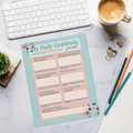 Daily Gratitude Journal - Blossom Magnetic Backing - DipaliZ