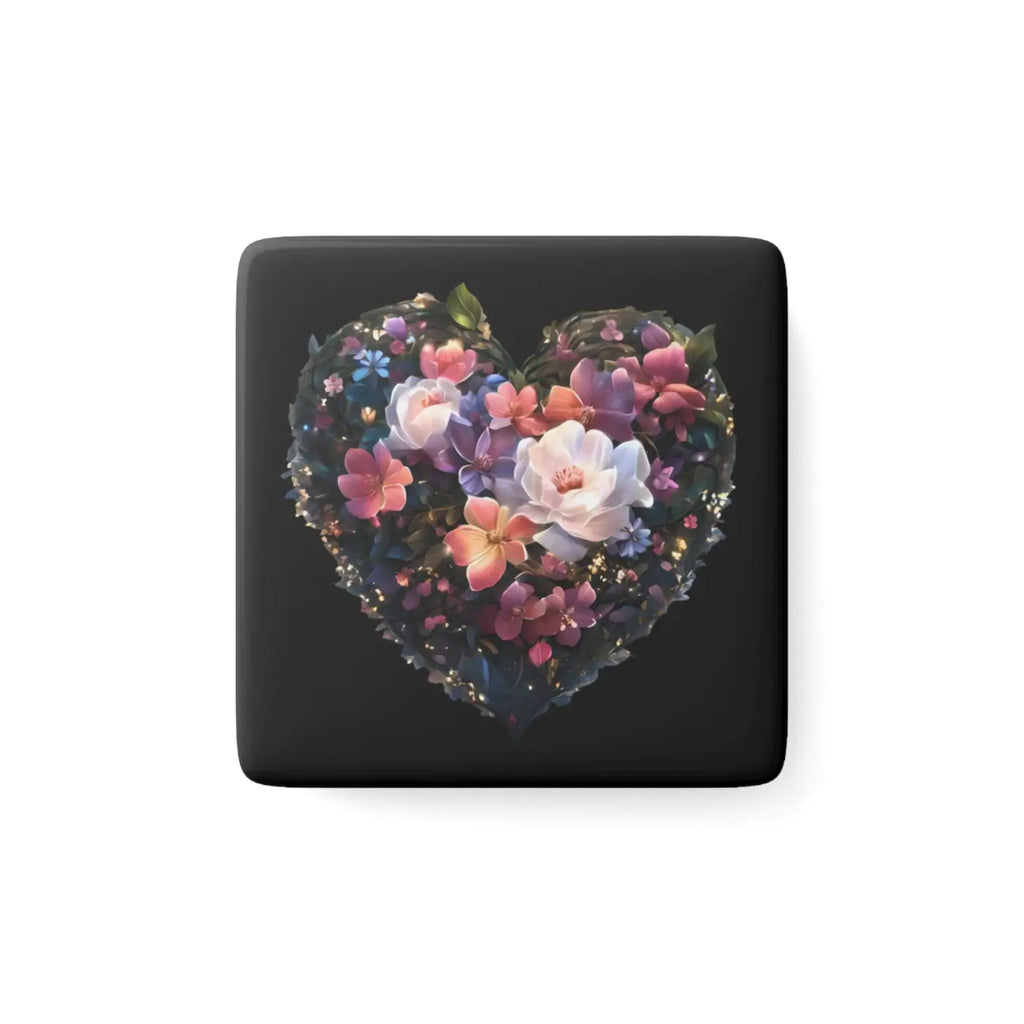 Heart Porcelain Magnet - Chic Kitchen Decor - DipaliZ