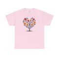 Heart Heavy Cotton Tee - Flowers and Comfort Style - DipaliZ