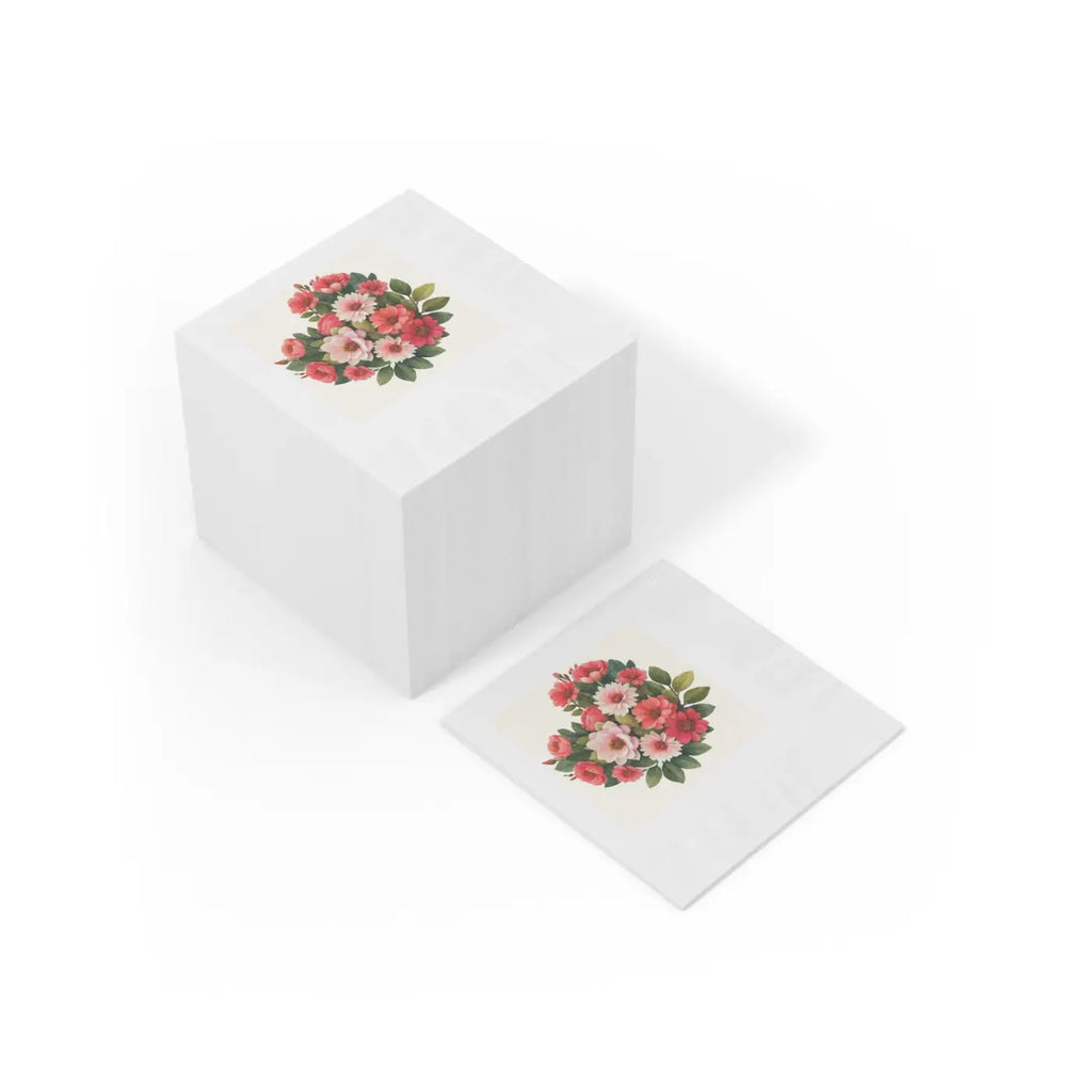 White Coined Napkins - Elegant Party Essential - DipaliZ