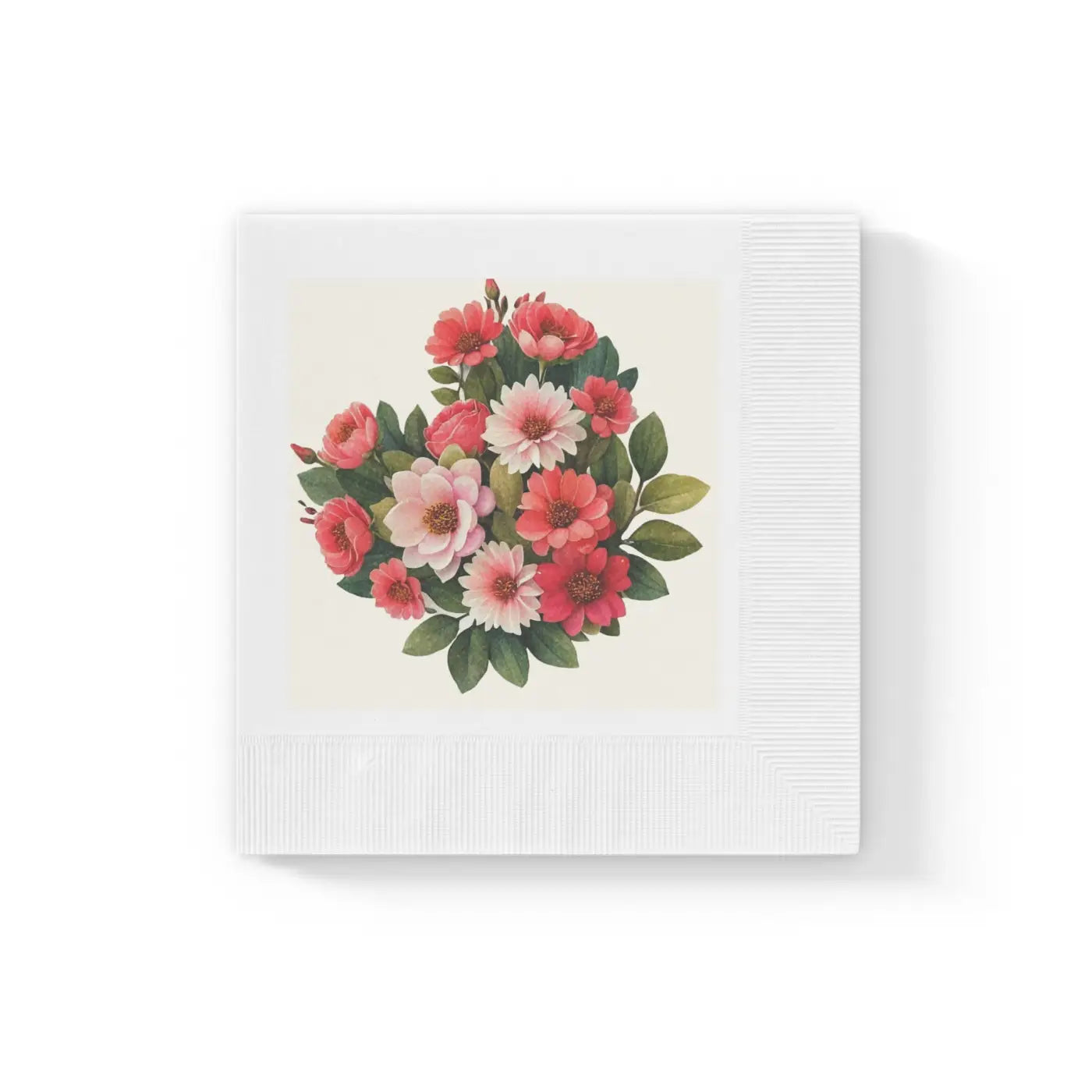 White Coined Napkins - Elegant Party Essential - DipaliZ